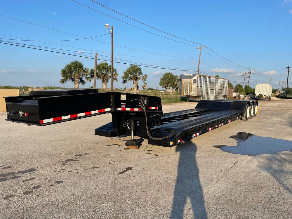 Lowboy RGN trailer